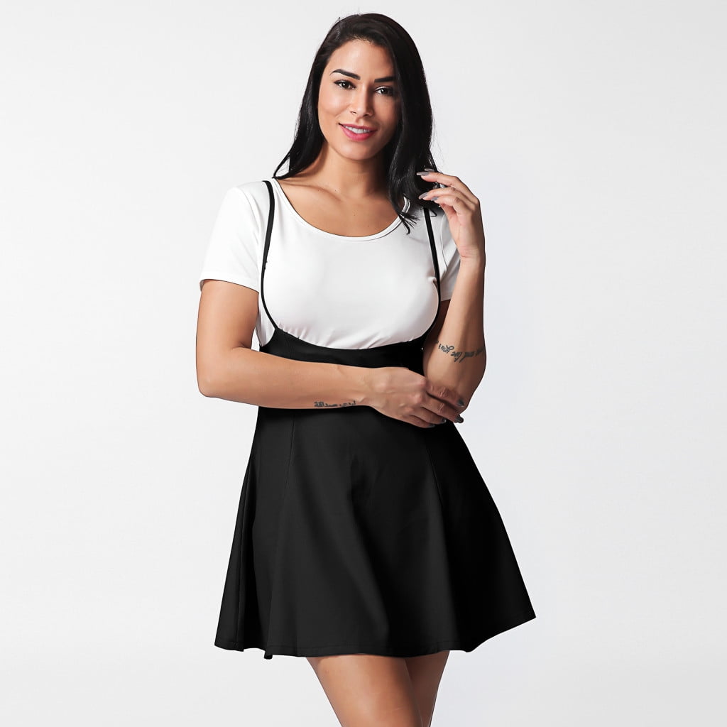 Black pleated skirt walmart hot sale