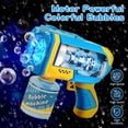 thumbnail image 3 of Máquina de pistola de burbujas EagleStone con 4 botellas de solución de 500 ml, 3 of 9