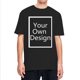 thumbnail image 5 of Camiseta de verano para hombre camisa clásica G color blanco liso, 5 of 7