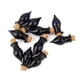 thumbnail image 2 of de 10 pequeños tapones de corcho vacíos, botellas de vidrio, viales, tarros, collar de deseos, color negro Fernando minibotella, 2 of 7