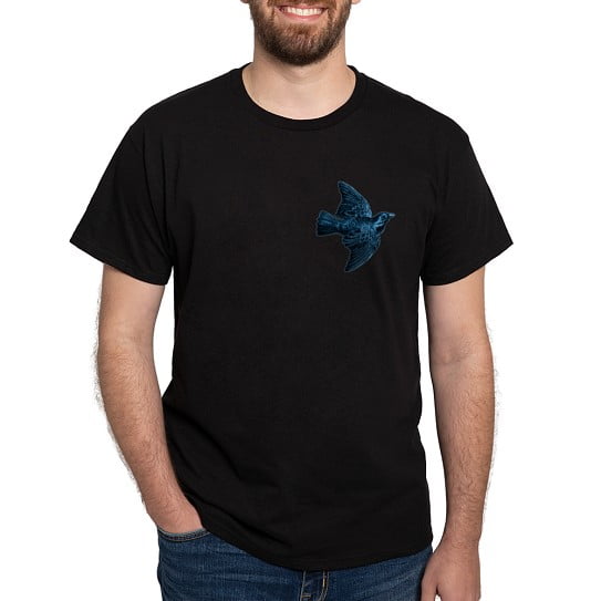 CafePress - Bluebird Of Happiness Dark T Shirt - Men's Classic Cotton T-Shirts