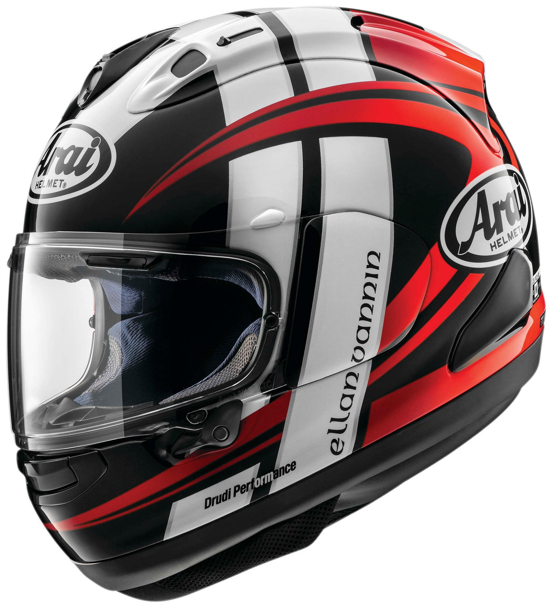 Arai CorsairX Isle Of Man 2022 Motorcycle Helmet Red/Black MD