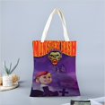 thumbnail image 2 of Monster Bash Bolso de tela con estampado de lienzo para mujer, bolsa de compras reutilizable y estética, con cremallera interior, regalo para mujer,38*45cm., 2 of 6