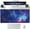 Blue Purple Nebula and Stars, variant on Desk Pad, Night Moon and Golden Mountains Extended Large Gaming Mouse Pad for Desk XXL, Large Desk Mat for Desktop with Non-Slip Rubber Base Stitched Edges for Home Office Desk 35.4"X15.7"