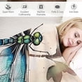 thumbnail image 3 of Chilfamy Dragonfly Leaves Watercolors Flannel Throw Blanket for Couch Sofa Bed Office Travel Camping - Exquisite Gift for All Seasons - Various Sizes Available 50x60in, 3 of 6