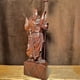 thumbnail image 3 of Ebony wood carved Guan Gong Buddha statue, solid wood carving, standing sword, God of War and Wealth statue, for office, home, living room, store opening., 3 of 3
