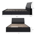 thumbnail image 4 of Nexera Corbo Storage Bed & Headboard, Black, 4 of 9