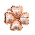 thumbnail image 5 of BalsaCircle 10 Rose Gold 15" Clover Mylar Foil Plain Balloons Wedding Decorations, 5 of 6