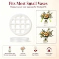 thumbnail image 6 of BESEW7 Reusable Silicone Flower Arranging Grid, Stretches Over Vase Rim, for Floral Supplies Small Vases Home Table Decor White 1PC, 6 of 9