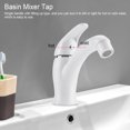 thumbnail image 1 of Plastic Single Handle Mixer Tap Cold/Hot Water Faucet for Bathroom Basin Kitchen Sink, 1 of 8