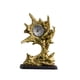 thumbnail image 5 of Colección de relojes de mesa con figuras de resina, estatua de reloj de mesa para TV, estante de oficina, alce, 5 of 9
