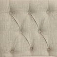thumbnail image 2 of Furniture of America Landon Transitional Fabric Tufted Bench in Beige, 2 of 4