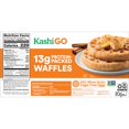 Kashi GO Cinnamon Brown Sugar Protein Waffles, Whole Grain Waffles, 10.