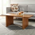 thumbnail image 2 of SAFAVIEH Buckley Mission Rectangle Coffee Table, Brown (47.3 in. W x 22.8 in. D x 18.1 in. H), 2 of 9