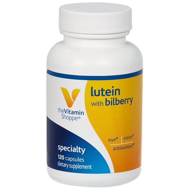 The Vitamin Shoppe Lutein with Bilberry Antioxidant That Supports Eye