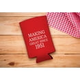 thumbnail image 2 of Seventy-Fifth Birthday Gifts Making America Great Since 1951 2-Pack Ultra Slim Can Thermocoolers, 2 of 8