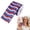 H, variant on 4th of July Party DIY Patriotic Flag Ribbon 1.49-2.48" 5 Yards, Patriotic Stars Stripes Satin Burlap Ribbon, #C
