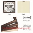 thumbnail image 4 of 2D Flat - 1pc Vintage The Laundry Room Where Socks Go to Disappear Frame Wooden Sign - Rustic Wall Decor for Laundry Room, Bathroom, Kitchen, Bedroom, Entryway - 8x8 Inch, Laundry Room Accessories, 4 of 9