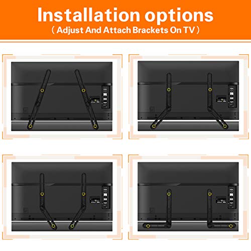 sound bar attached to bottom of tv