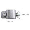 thumbnail image 2 of WHAMVOX  8 Pcs Welding Butterfly Clip Stainless Panel Automobile Silver, 2 of 8
