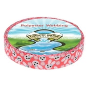 Country Brook Design® 1 inch Spring Bunnies Polyester Webbing, 5 Yards