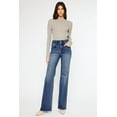 thumbnail image 4 of Kancan - Onyx Ultra High-Rise Holly Flare Jeans in Dark Wash (34" Inseam) - ESSENTIAL, KC20020, 4 of 11