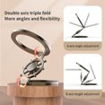 thumbnail image 2 of Foldable Double Sided Magnetic Cell Phone Stand,360° Adjustable Alloy Phone Holder for iPhone 17 16 15 14 13 Pro Max,Samsung Galaxy,All Smartphones,Decompression Fingertip Gyroscope, 2 of 8