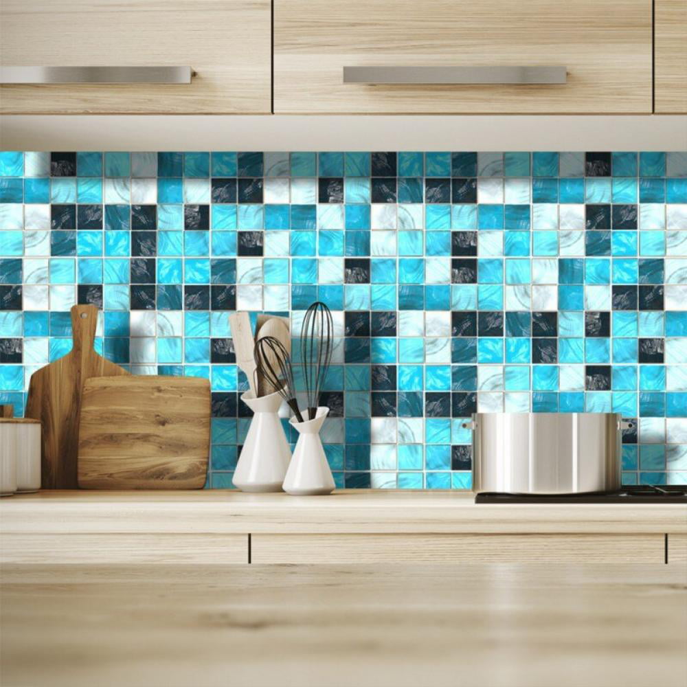 Tiles Stickers Bathroom Decor Waterproof Mosaic Tiles Stickers For Kitchen or Bathroom Tile Stickers Kitchen Decor