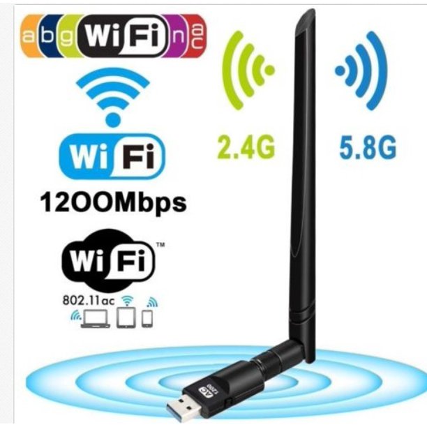 1200Mbps Long Range AC1200 Dual Band 5GHz Wireless USB 3.0 WiFi Adapter