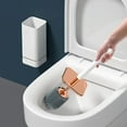 thumbnail image 4 of Wall Mounted TPR Silicone Toilet Brush Keep Your Bathroom Neat and Tidy, 4 of 10