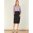 thumbnail image 2 of INSPIRE CHIC Blusa de estrellas con lunares brillantes dorados de manga larga metálica vintage para mujer Morado oscuro S, 2 of 6