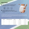 thumbnail image 7 of Haitryli Women's Tennis Golf Skirts High Waisted Inner Shorts Athletic Skorts for Sports Running Pickleball White L, 7 of 7
