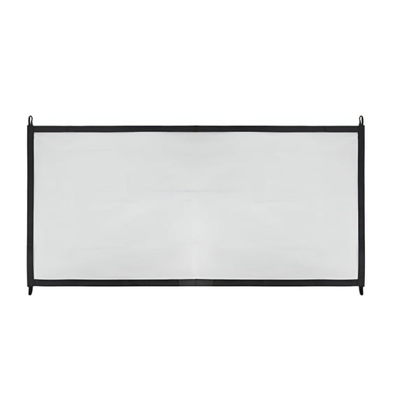 LAMIRO Extra Wide Retractable Pet Gate with Cat Door,Expands to 72.0"