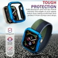 thumbnail image 3 of Aluminum Bumper Metal Case Designed for Apple Watch Series 7 /8 41mm, Rugged Protective Cover Shockproof TPU, 3 of 4
