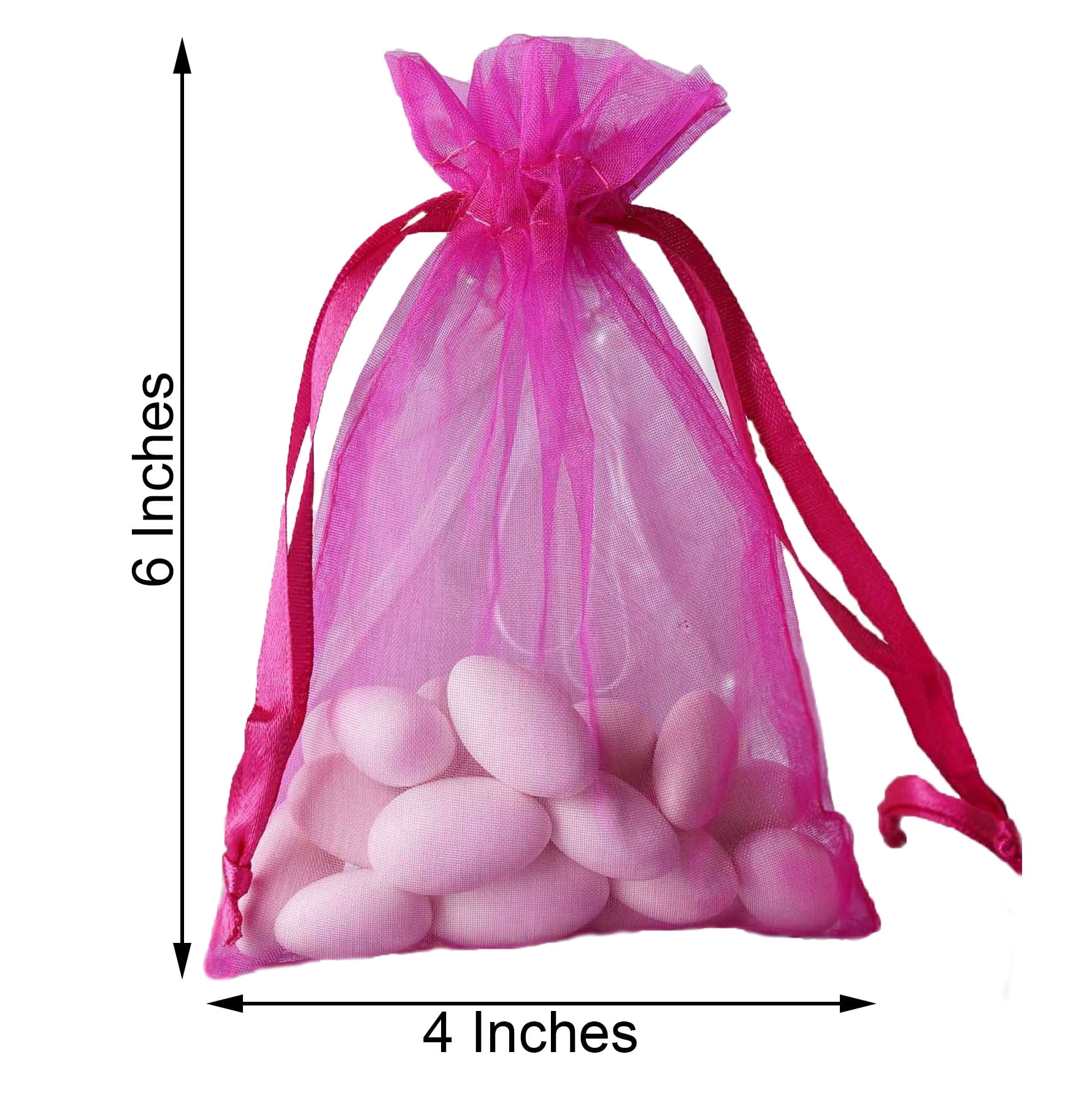 WEDDINGPARTYBRIDAL SHOWEREVENTFAVOURS ORGANZA SWEET BAGS PREFILLED