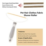 Portable Lint Remover, Clothes Carpet Fuzz Shaver Lint Roller for Cat Dog Hair Remover Fabric Shaver, Reusable Removing Lint Pet Hair Scraper Cleaner for Couch Clothing Coat
