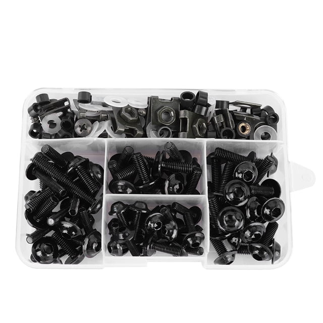 Tornillos 177pcs Tornillos de Motocicleta perno Carring Perno M5 M6 Ajuste para Sportbikes