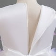 thumbnail image 7 of Flower Girl Dress for Weddings Size 7 Sleeveless 3D Butterfly Tulle Dress 3-7 Years Old Princess Performance Gown, White, 6 Years, 7 of 7