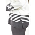 thumbnail image 4 of Conjunto de punto a rayas Roman Fashion / Tallas Extras, 9001 (Gris obscuro) gris oscuro 36, 4 of 6