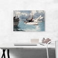 thumbnail image 2 of ARTCANVAS Fishing Boats - Key West 1903 Canvas Art Print by Winslow Homer - Size: 26" x 18" (0.75" Deep), 2 of 5