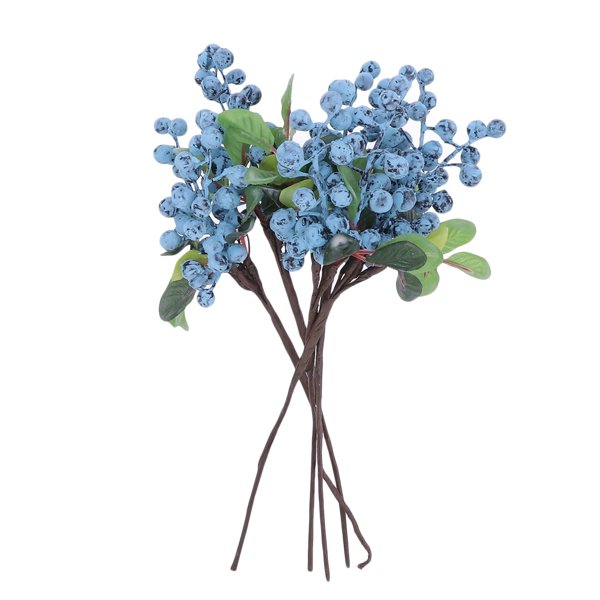 Berries Fake Artificial Stems Berry Blueberry Flower Picks Faux Fruit