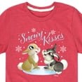 thumbnail image 3 of Disney Bambi - Christmas - Snowy Bunny Kisses - Toddler & Youth Short Sleeve Graphic T-Shirt, 3 of 5