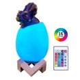 thumbnail image 4 of Lámpara de dinosaurio 3D de artículos de equipamiento de coche portátil con luces nocturnas junto a la cama, 4 of 8