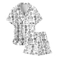 thumbnail image 3 of MIASHUI Easter Kid DIY Hand Painted Homewear Set Colouring Pajama Sets for Boy and Girl,White,2-3 Years, 3 of 4