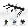 Supporto Parete Per Snowboard - Rack Orizzontale Per 3 Tavole Con Montaggio Facile - Ideale Per Garage E Casa