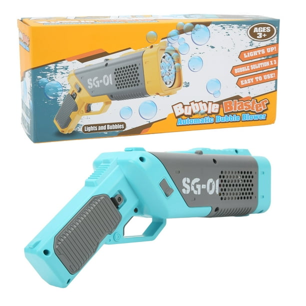Máquina de burbujas con luces, potente motor, portátil, automática ...
