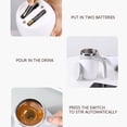 thumbnail image 6 of QuLuJing Fathers Day Mug, Automatic Magnetic Stirring Coffee Mug, Rotating Home office Travel Mixing Cup Funny Electric Stainless Steel Self Mixing Coffee Tumbler, 6 of 8