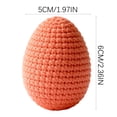 thumbnail image 3 of 1PCSCute Handmade Knitted Easter Egg Decoration DIYKnitting PastelEggs CrochetMini Table Ornaments Spring Easter Centerpieces Easter Egg Decoration Easter Tiered Tray Decor Spring Home Party Decor, 3 of 5