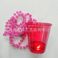 thumbnail image 4 of Copa de cadena de cuentas para despedida de soltero, para novios, fiesta de graduación, copa de cadena de cuentas de plástico para novios con luz, 4 of 4