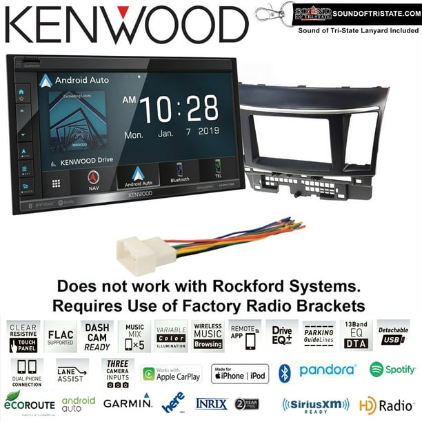 Kenwood DNR476S Navigation Receiver install kit fits 20082015